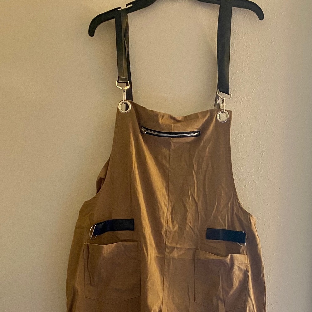 Tan Overalls